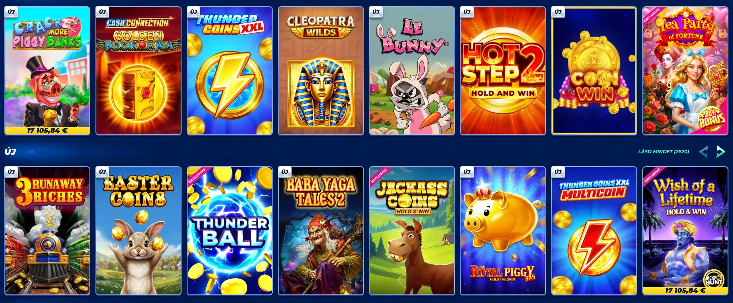 Nyerőgépes játékok a Bassbet casino